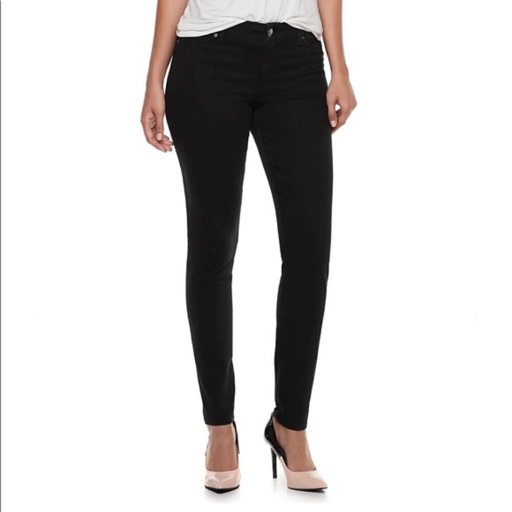 Juicy Couture Women's Size 12 Black Seamless Skinny Jeans